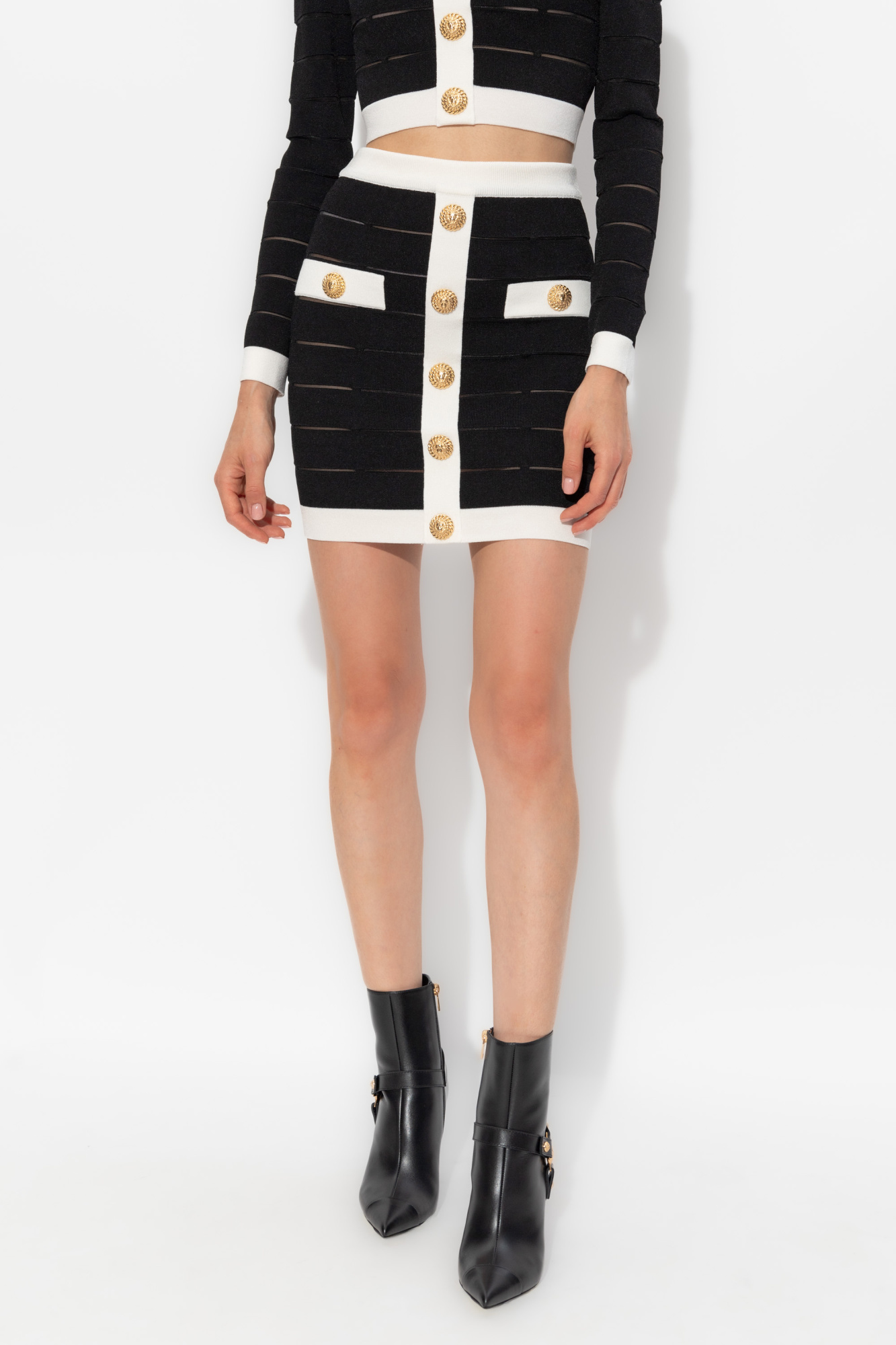 Balmain Skirt with decorative buttons | Women's Clothing